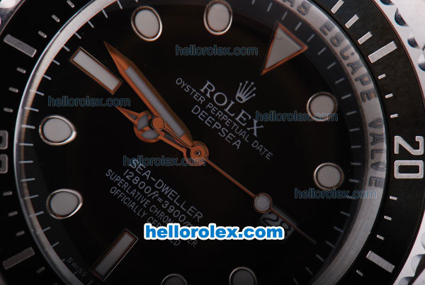 Rolex Sea-Dweller Deep sea Chronometer Automatic Movement With Black Dial and Bezel - Click Image to Close